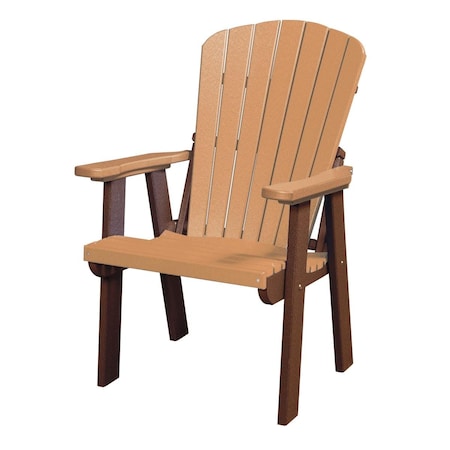 Invernaculo 42 x 24.5 x 21 in. Os Home & OfficeModel Fan Back Chair with Tudor Brown Base, Cedar IN2751559
